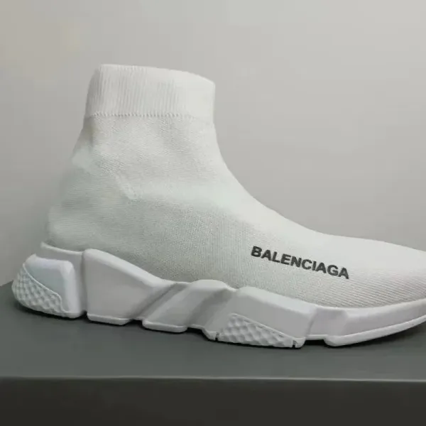 Balenciaga Speed Trainer White Sneakers - 1