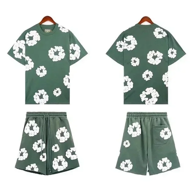 Unbranded Matching Sets Short-Sleeve T-Shirt and Shorts Set with Floral Print product detail image 6