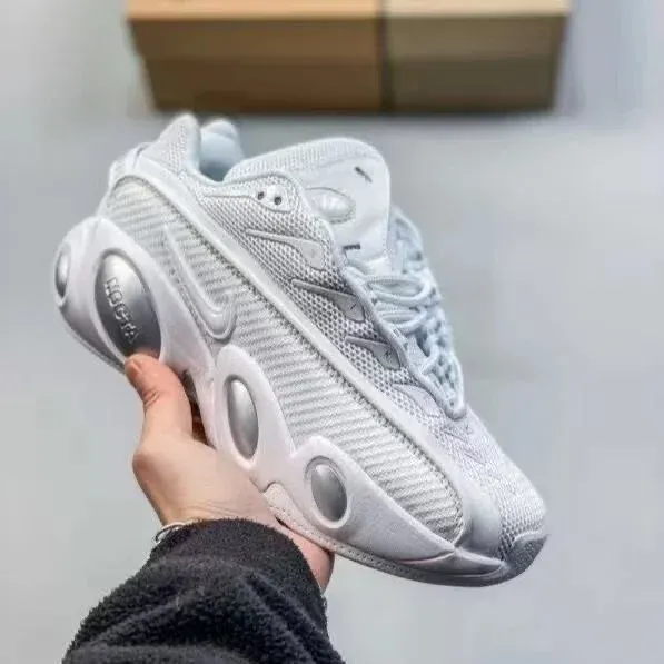 Nike Air Max Scorpion White Silver Sneakers - 1