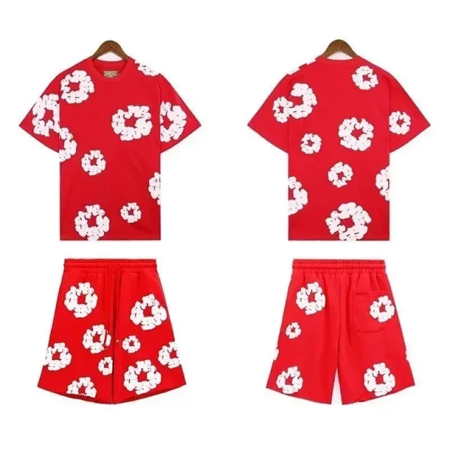 Unbranded Matching Sets Short-Sleeve T-Shirt and Shorts Set with Floral Print product detail image 5