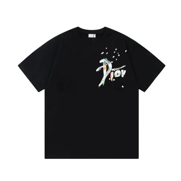 Dior Oblique Sketch T-Shirt White - 6