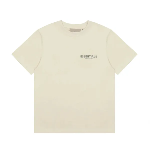 Fear of God Essentials Logo T-Shirt Beige T-Shirt - 1