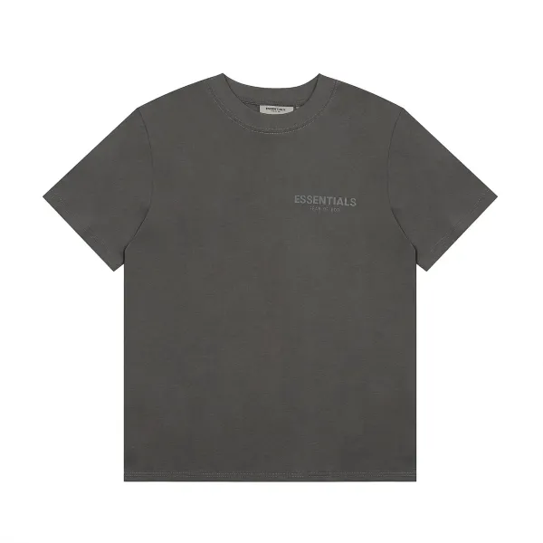 Fear of God Essentials Logo T-Shirt Charcoal Gray T-Shirt - 1