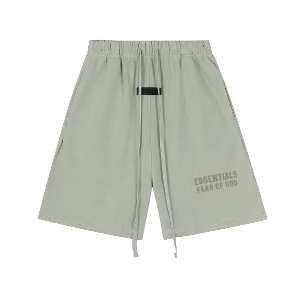 Fear of God Essentials Relaxed Fit Shorts Sage Green Shorts - 1