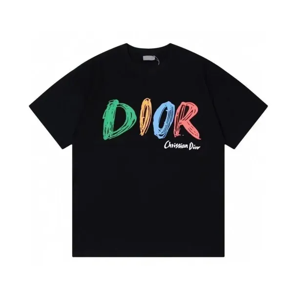 Dior CD Graffiti T-Shirt Black - 1