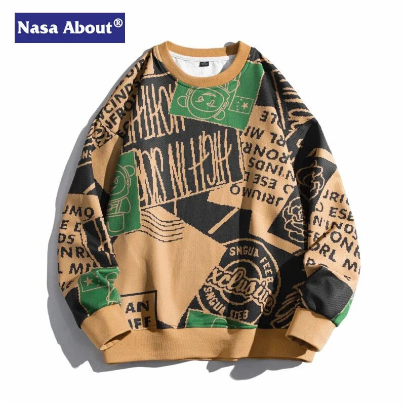 Nasa About Patchwork Graphic Sweatshirt
