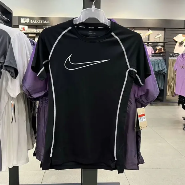 Nike Pro Base Layer Long Sleeve Gray Top - 23