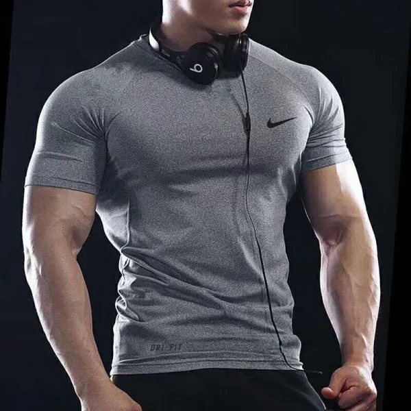 Nike Pro Base Layer Long Sleeve Gray Top - 21