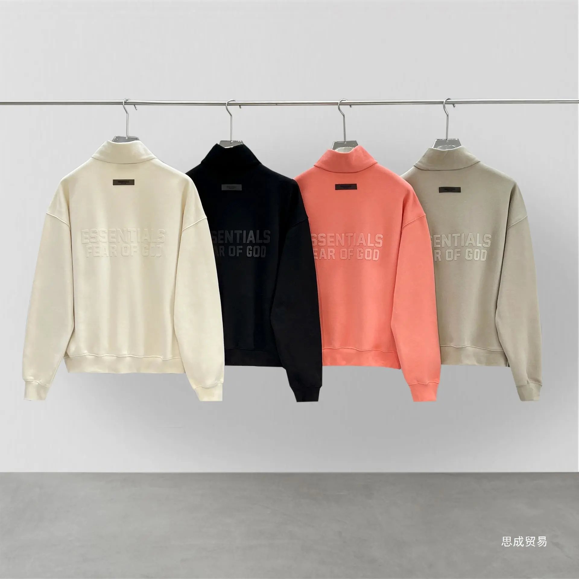 Stand Collar Relaxed Zip Knit Cardigan photo 8