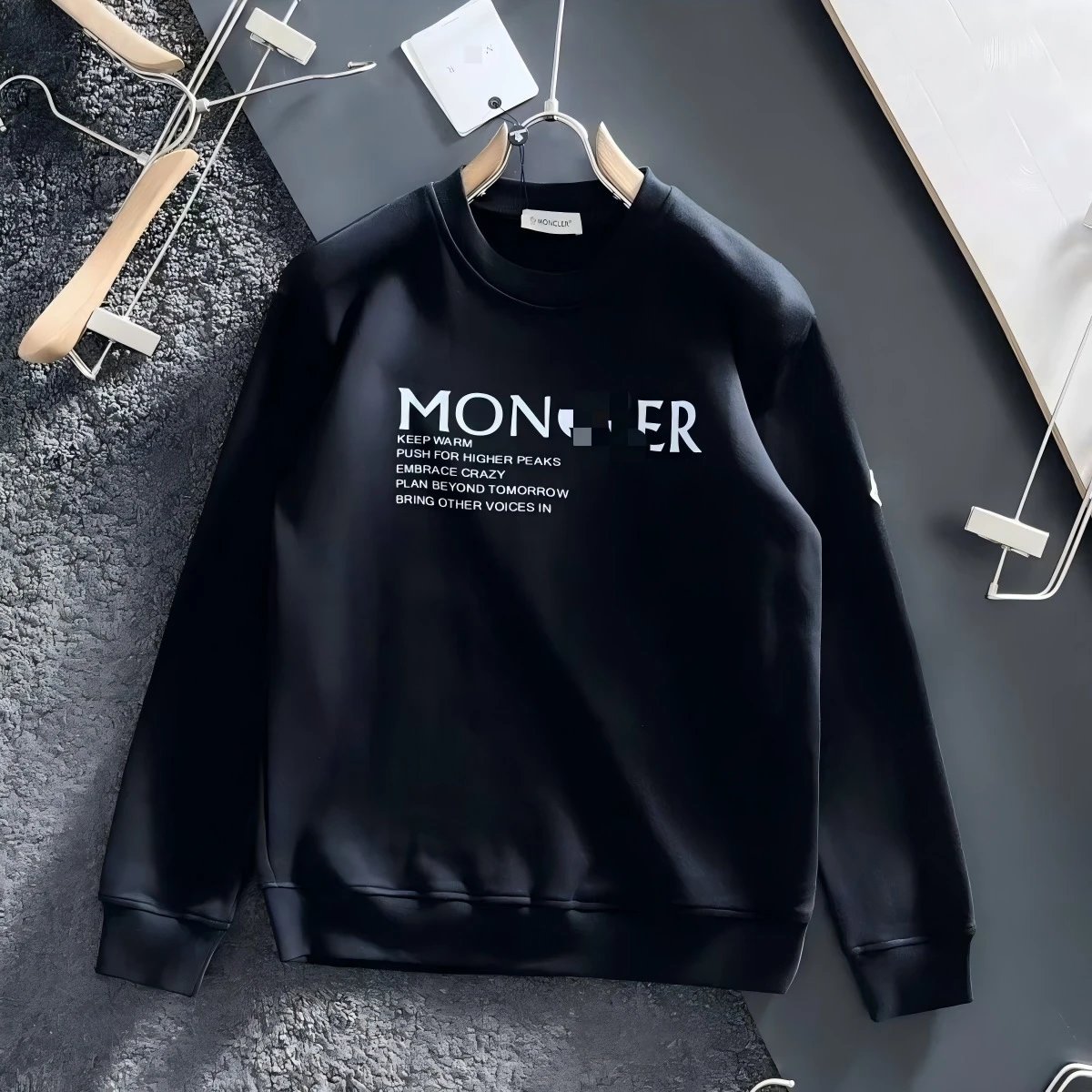 Multi-Letter Print - Black