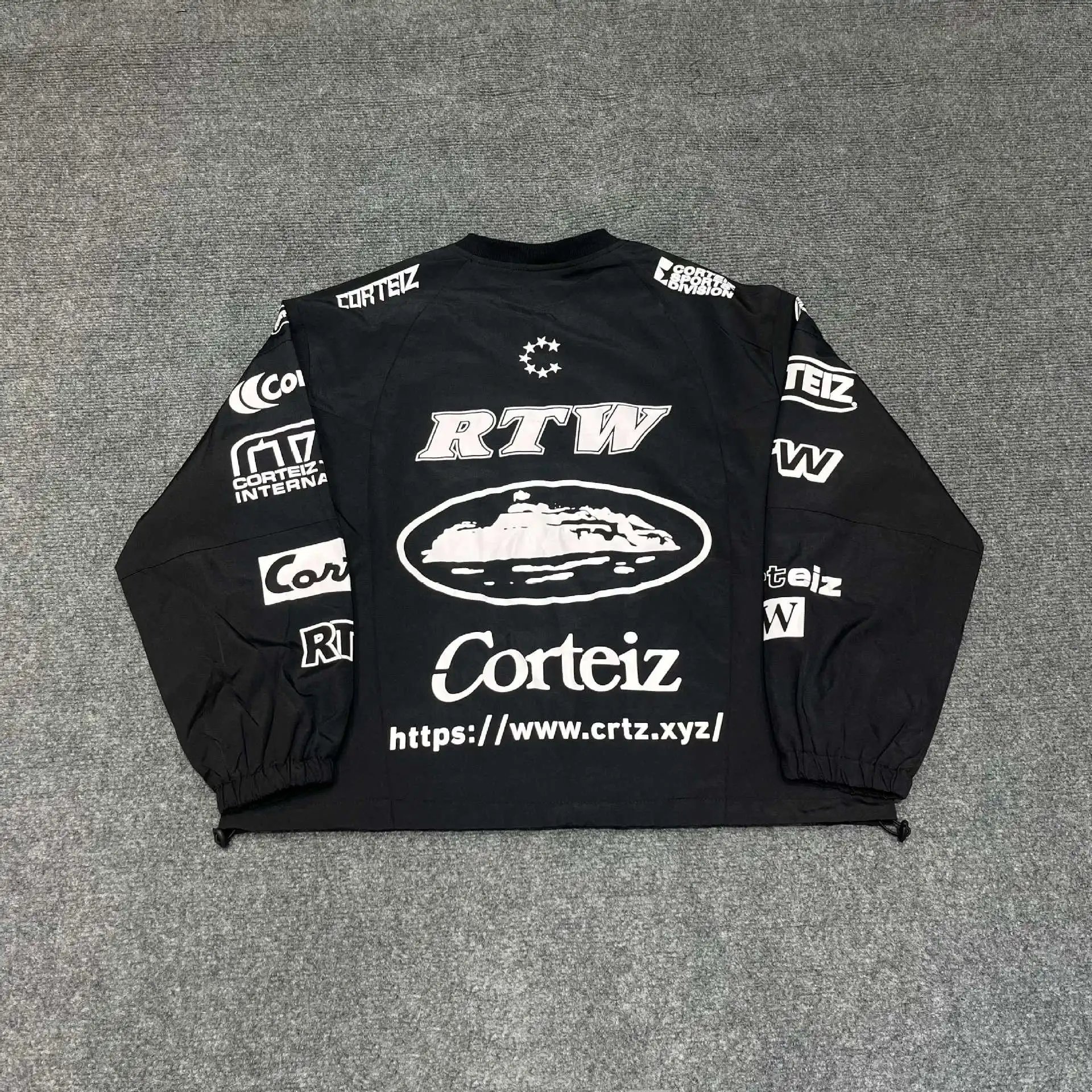 Corteiz Flamengo Collaboration Windbreaker Black - 9