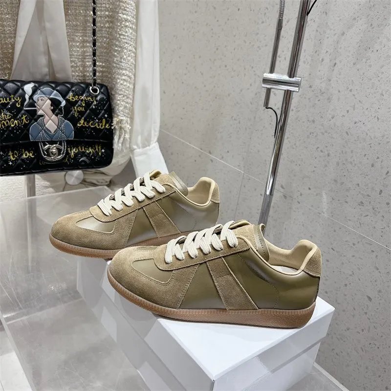 Maison Margiela Replica Sneakers Navy Suede and Leather Sneakers - 29