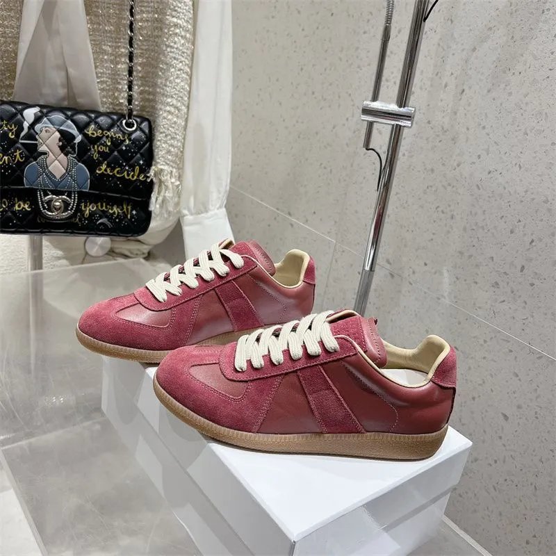 Maison Margiela Replica Sneakers Navy Suede and Leather Sneakers - 21