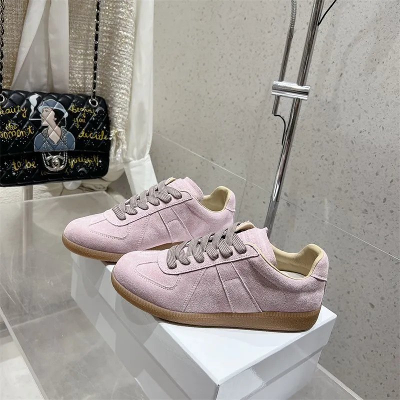 Maison Margiela Replica Sneakers Navy Suede and Leather Sneakers - 6