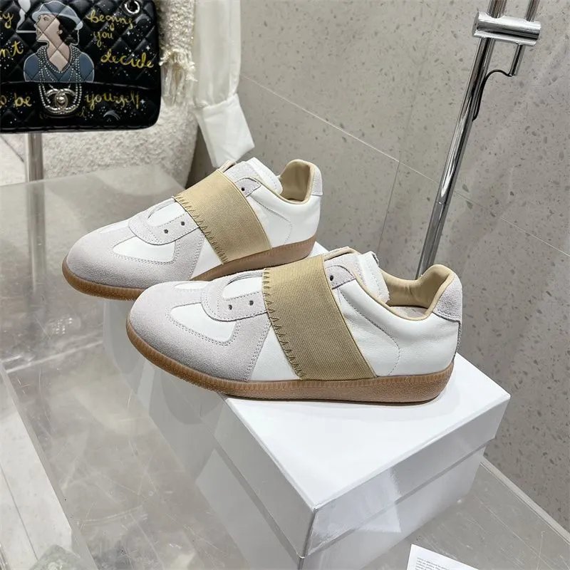 Maison Margiela Replica Sneakers Navy Suede and Leather Sneakers - 38