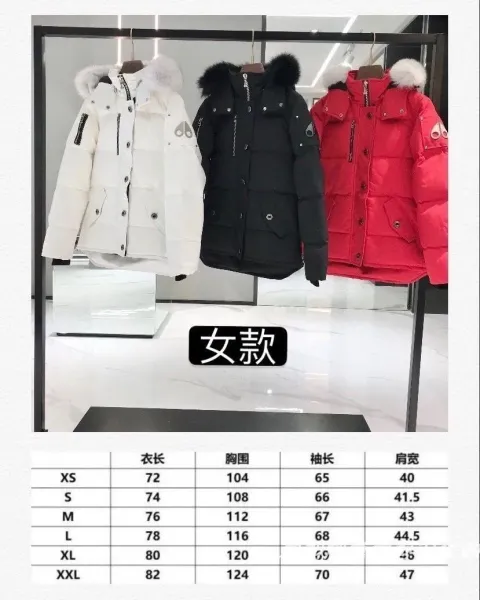 Moose Knuckles Parka Black with White Fur Trim and Pom-Poms Down Jacket - 13