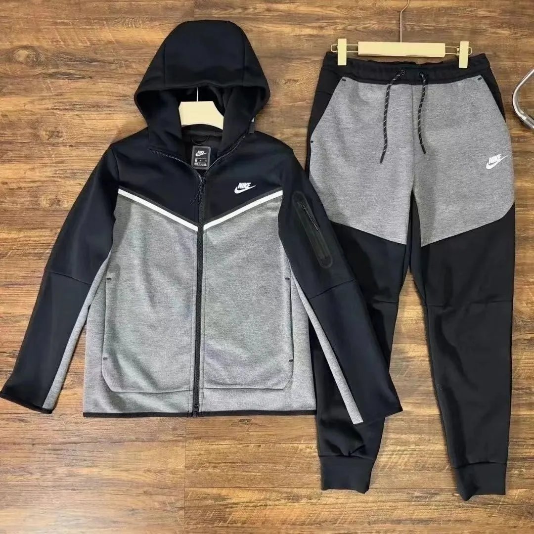 Men's Spring Zip Casual Knit Windproof Hoodie photo 6