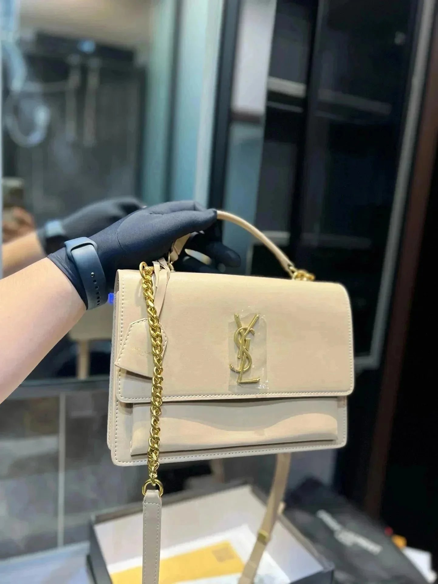 YSL Beige Bag