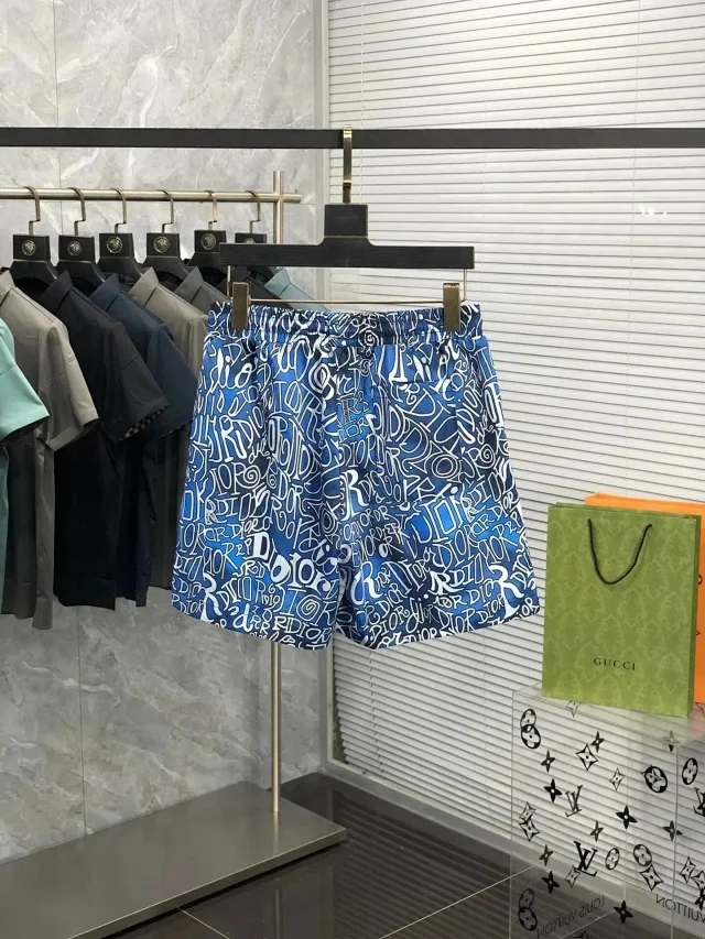 Dior Swimwear Logo Print Swim Shorts product detail image 2