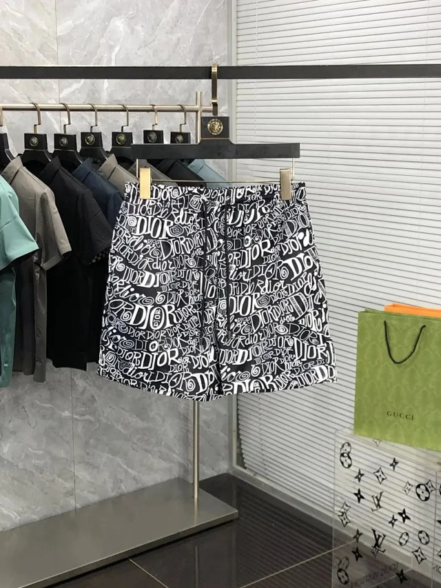 Dior Swimwear Logo Print Swim Shorts product detail image 10