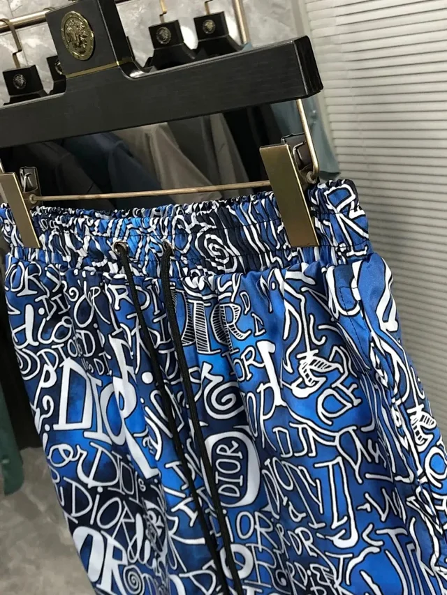 Dior Swimwear Logo Print Swim Shorts product detail image 8