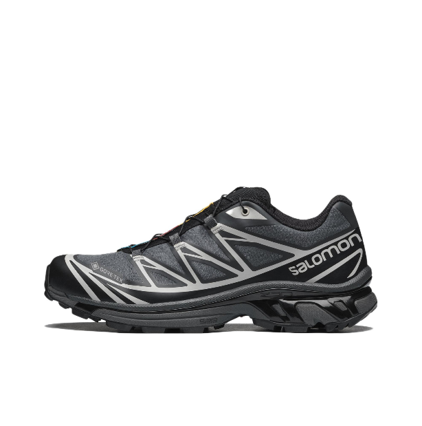 Salomon Sneakers XT-6 trail running — G_416635 Black, Gray, and Silver