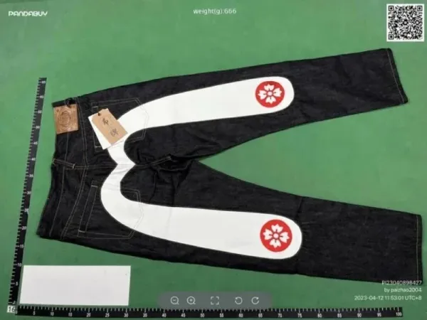 Evisu x Daruma Dolls Denim Jeans Black - 4