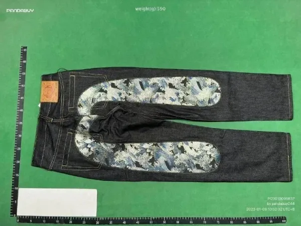 Evisu x Daruma Dolls Denim Jeans Black - 6