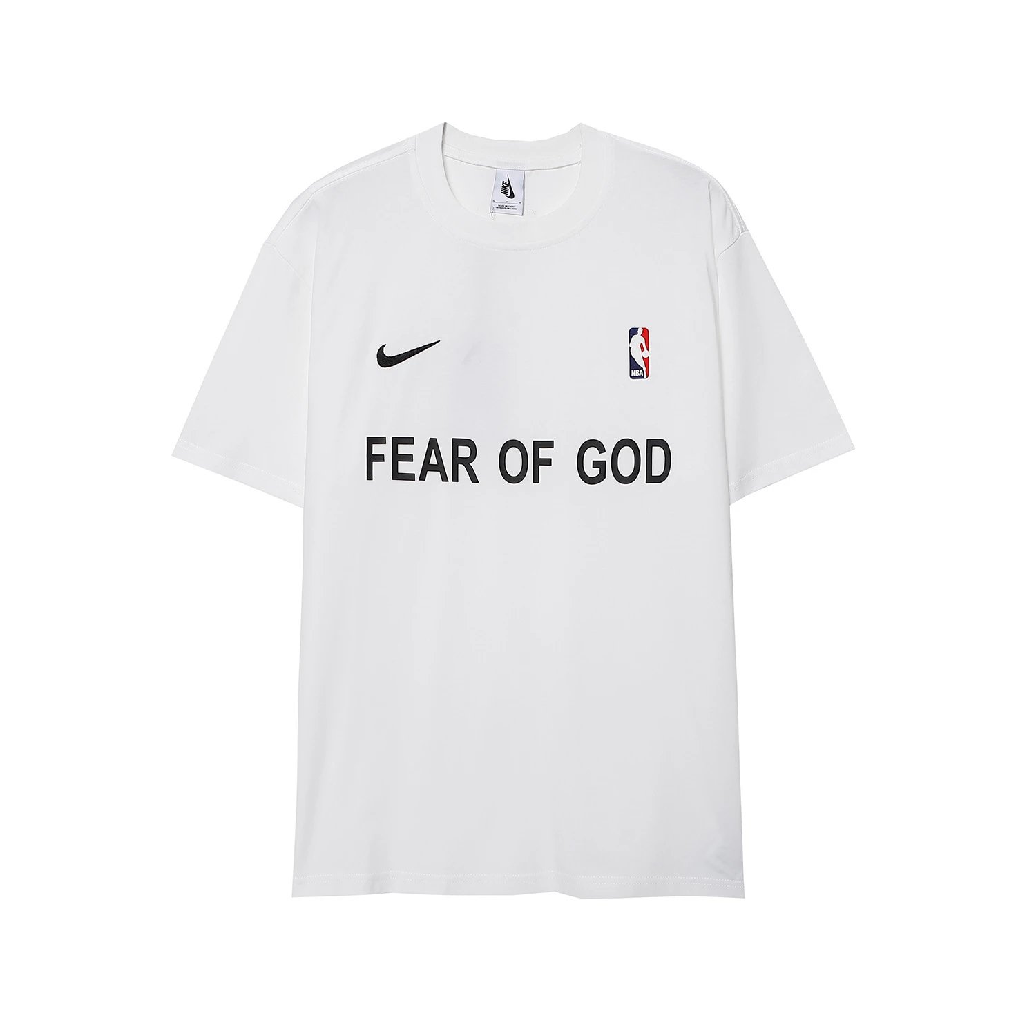 Nike x Fear of God NBA Collection White T-Shirt