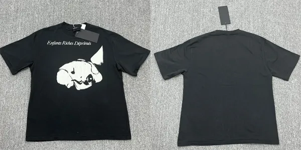 Enfants Riches Déprimés Graphic Print Black T-Shirt - 1
