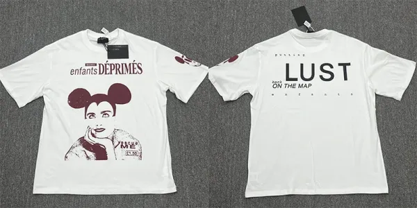 Enfants Déprimés x Lust White Graphic T-Shirt - 1
