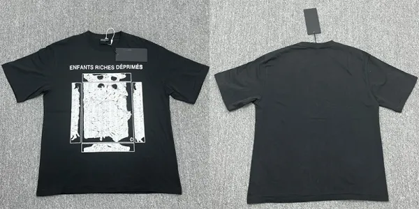 Enfants Riches Déprimés Graphic Print Black T-Shirt - 1