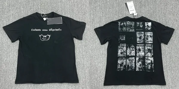 Enfants Riches Déprimés Graphic Print Black T-Shirt - 1