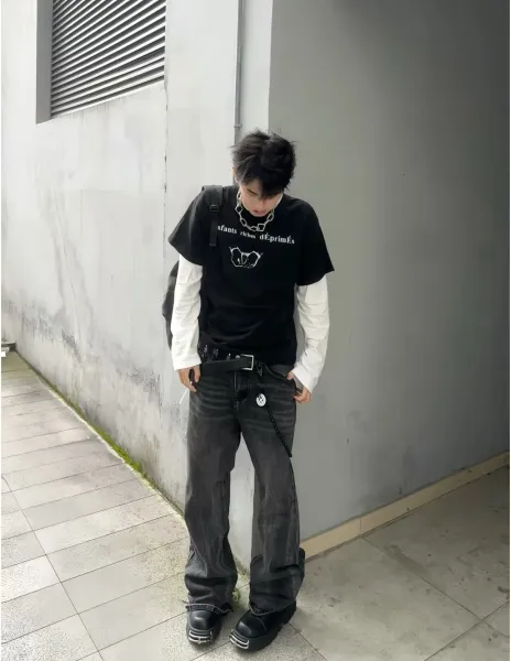 Off-White Pocket T-Shirt Gray T-Shirt - 36
