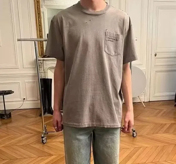 Off-White Pocket T-Shirt Gray T-Shirt - 51