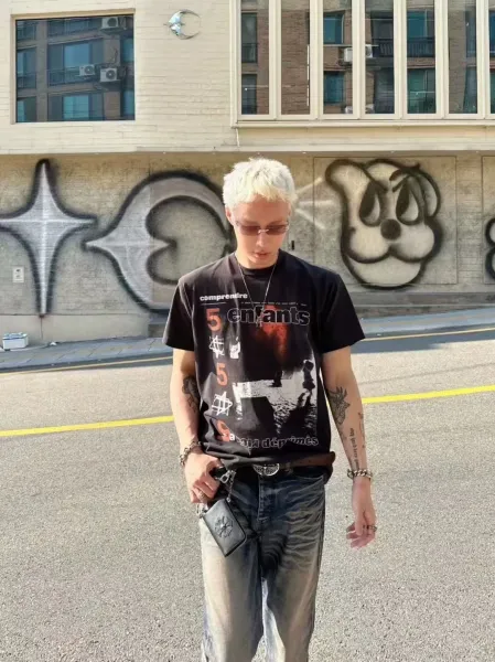 Off-White Pocket T-Shirt Gray T-Shirt - 41