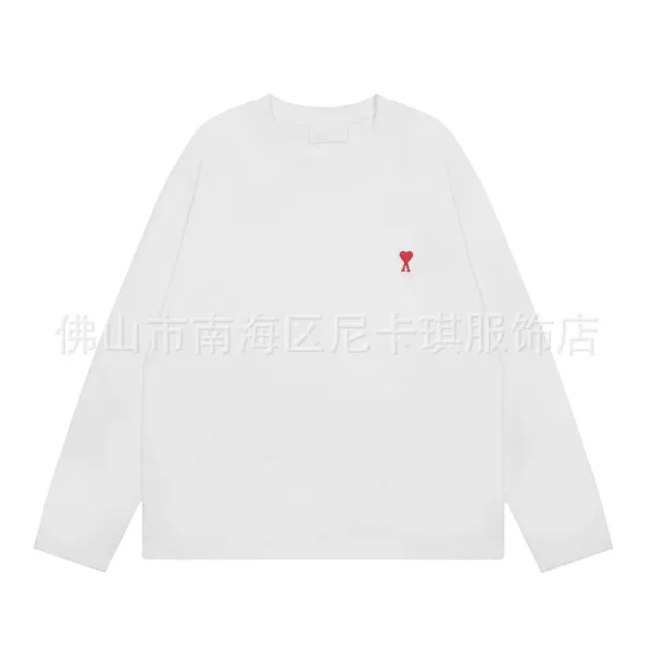 Comme des Garçons Play Heart Logo Long-Sleeve T-Shirt White - 1