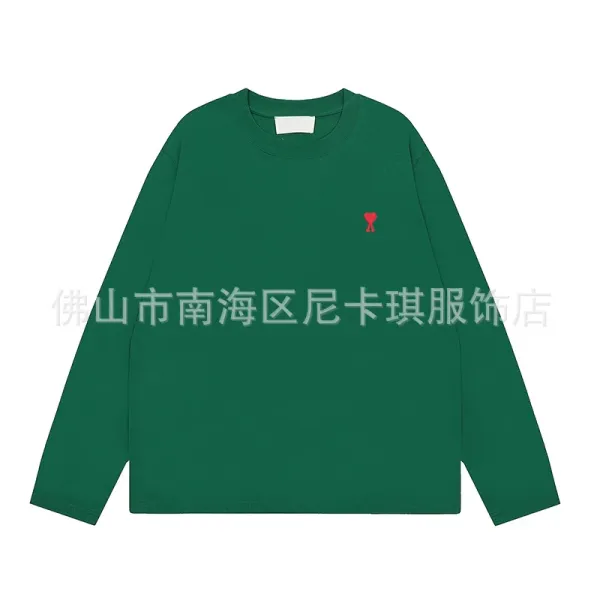 Comme des Garçons Play Heart Logo Long-Sleeve T-Shirt Forest Green - 1
