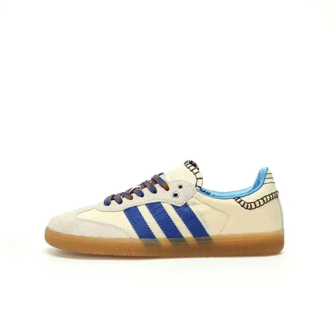 Cream White Royal Blue