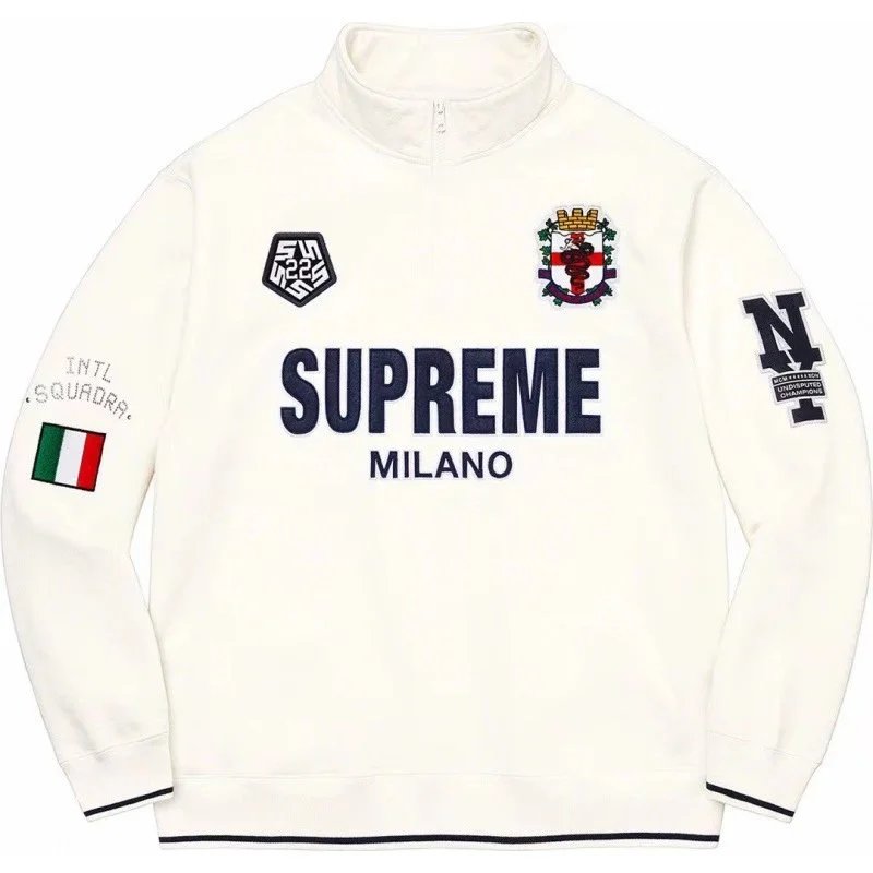 E547Supreme 22FW Milano Half Zip Pullove