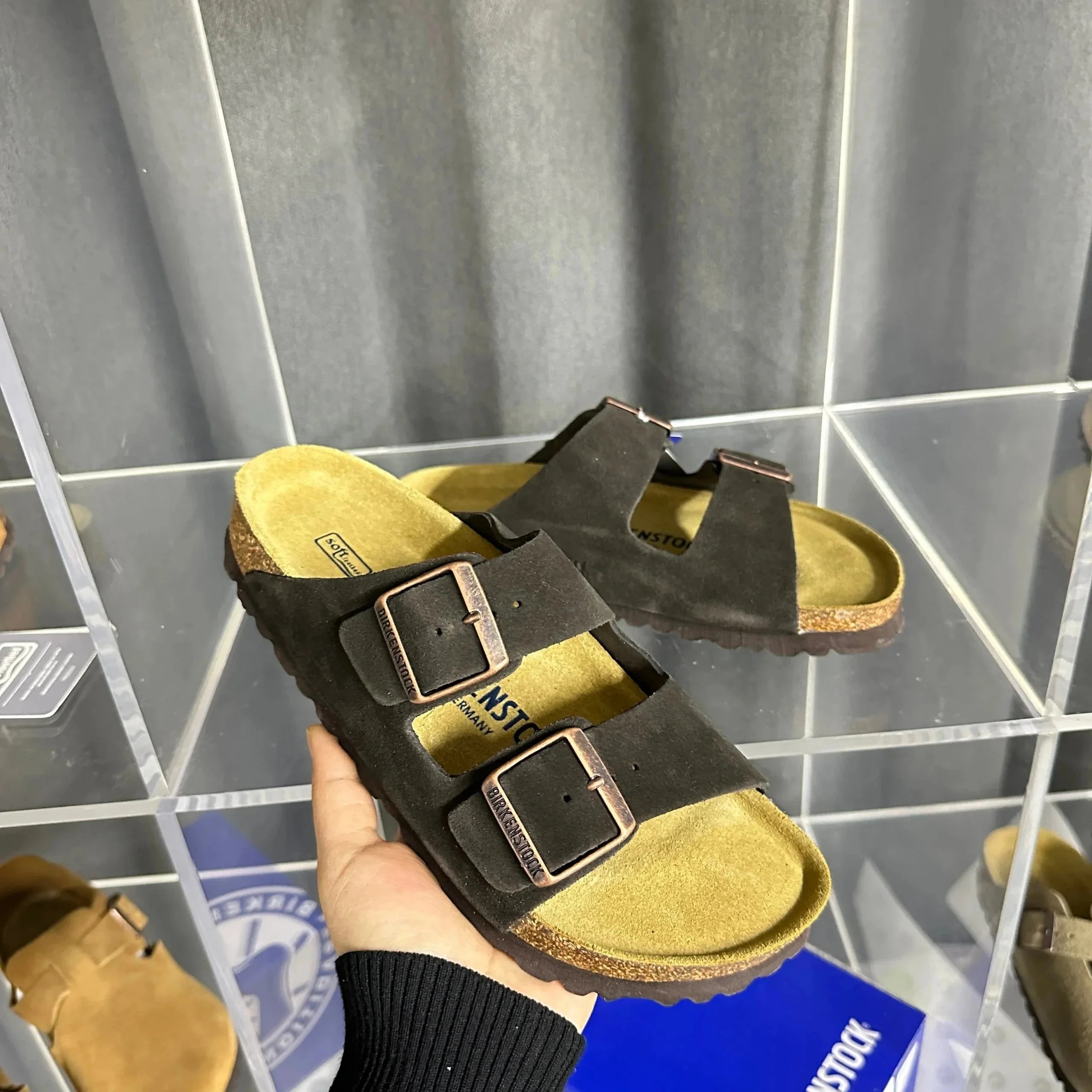 Double Buckle Mocha Brown