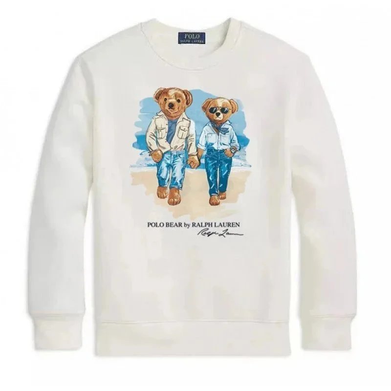 Polo Ralph Lauren Hoodies & Sweatshirts Bear crewneck sweatshirt — Y46·White