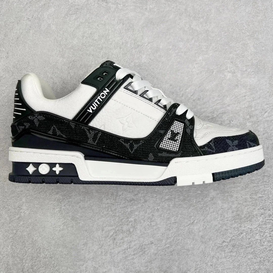 black and white denim