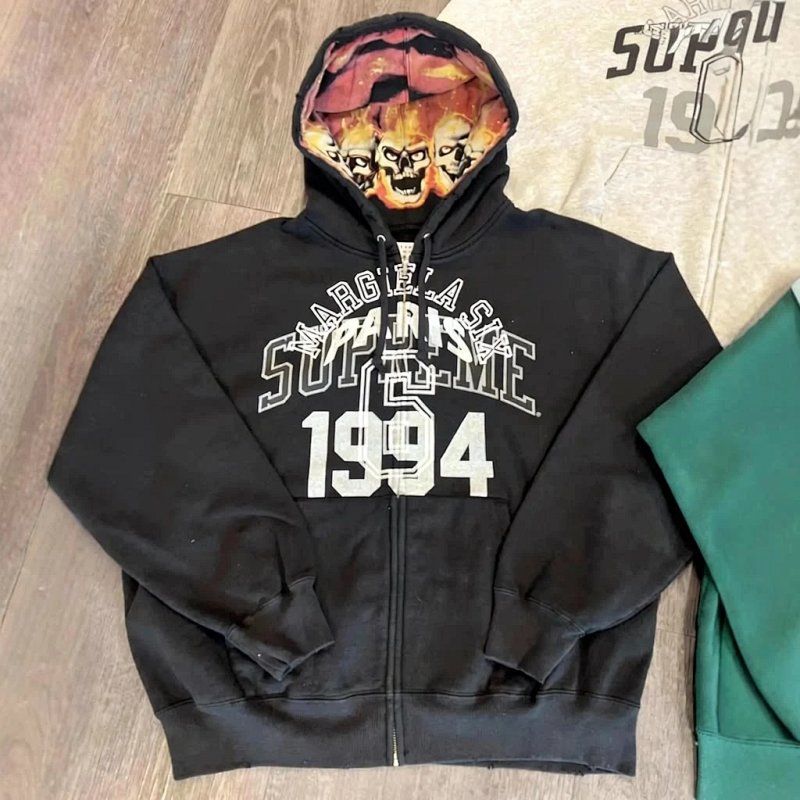 Supreme 1994 Flames Zip Hoodie