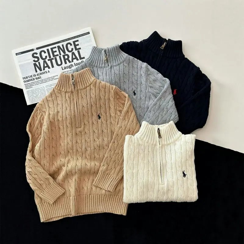 Polo Ralph Lauren Cable Knit Half-Zip Sweater