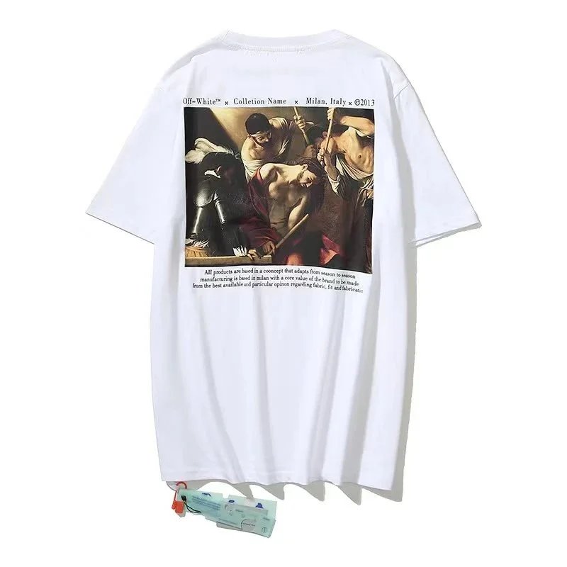 Off-White Diag Arrow Outline T-Shirt White - 15