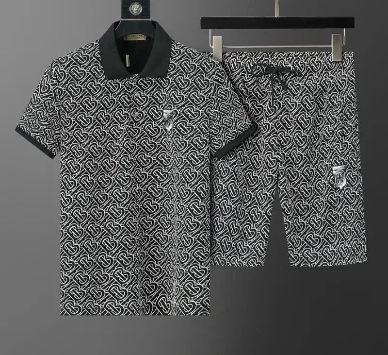 Burberry Embroidered Logo White T-Shirt and Shorts Set - 6