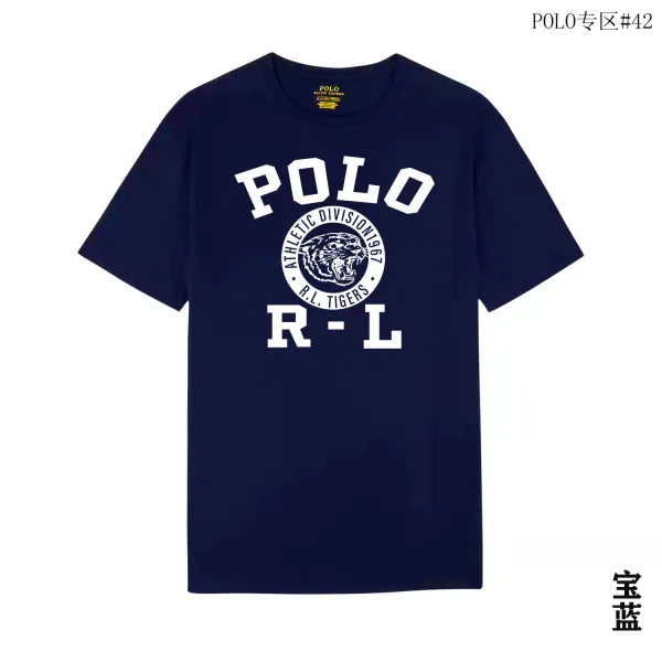 Polo Ralph Lauren Athletic Division Tiger Graphic T-Shirt Navy - 1