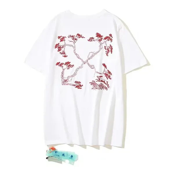 Off-White Diag Arrow Outline T-Shirt White - 13