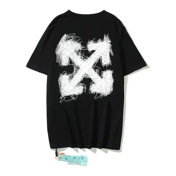 Off-White Diag Arrow Outline T-Shirt White - 12